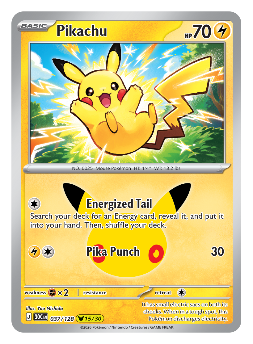 Pikachu — 30th Celebration 037