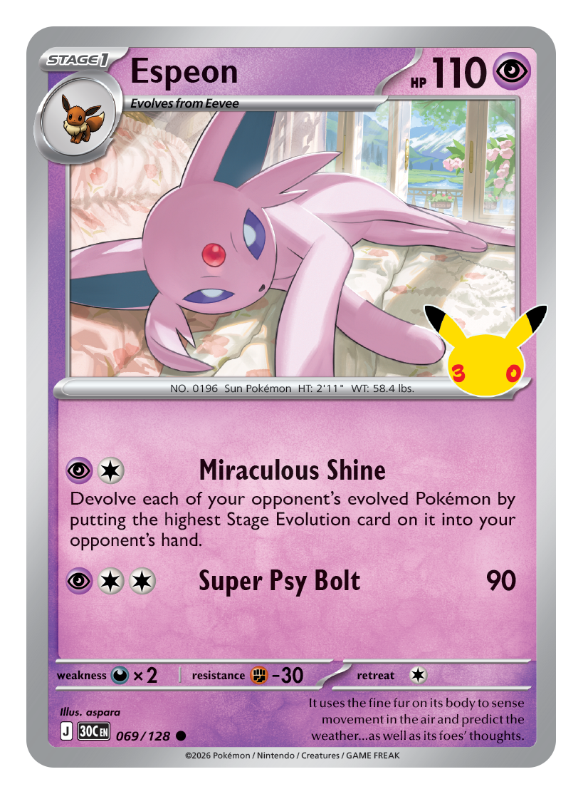 Espeon — 30th Celebration 069