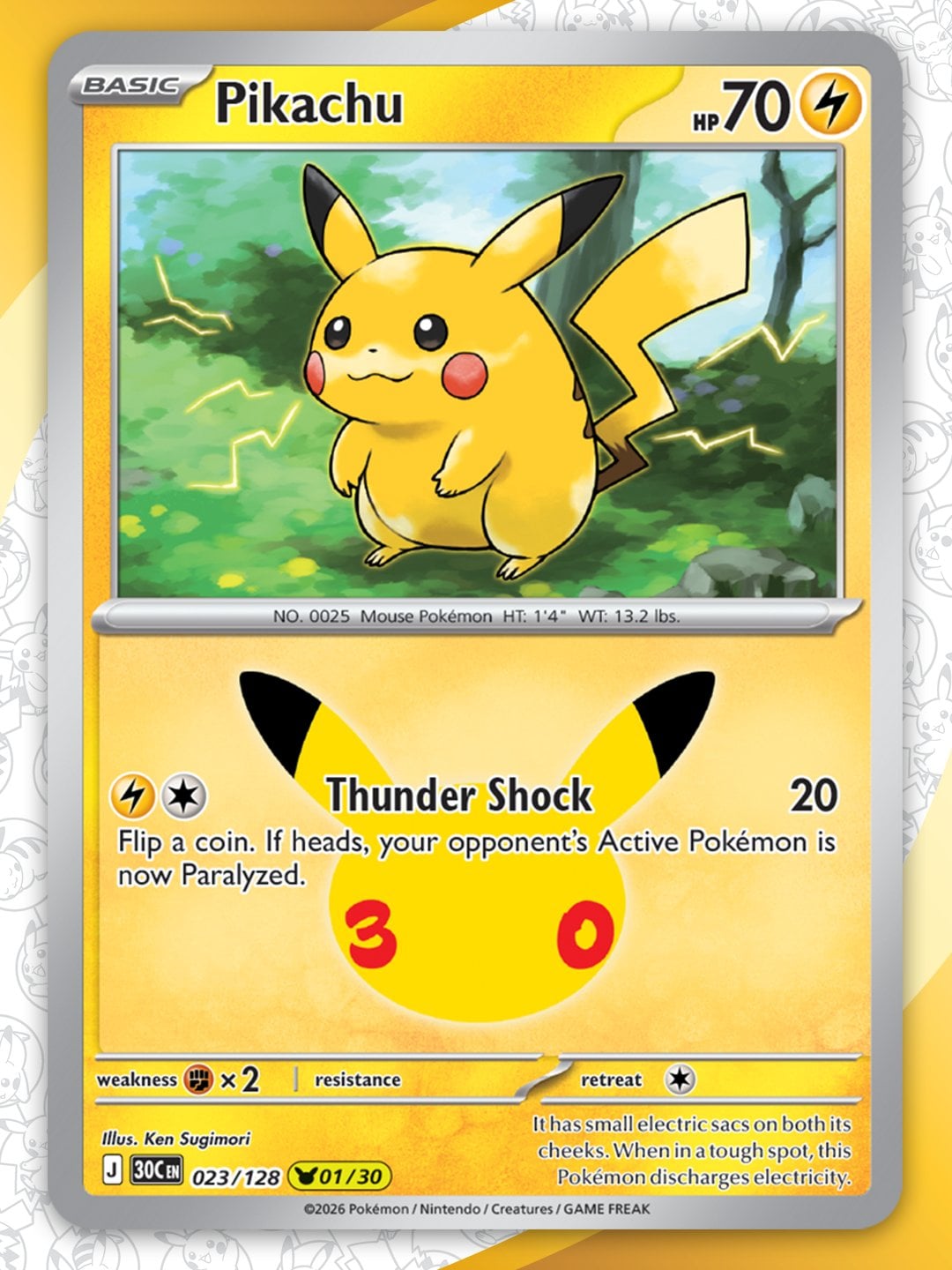 Pikachu — 30th Celebration 023