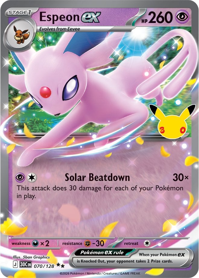 Espeon ex — 30th Celebration 070
