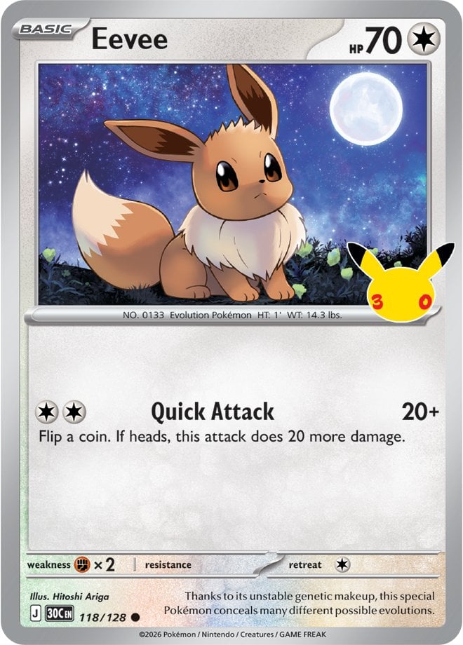 Eevee — 30th Celebration 118