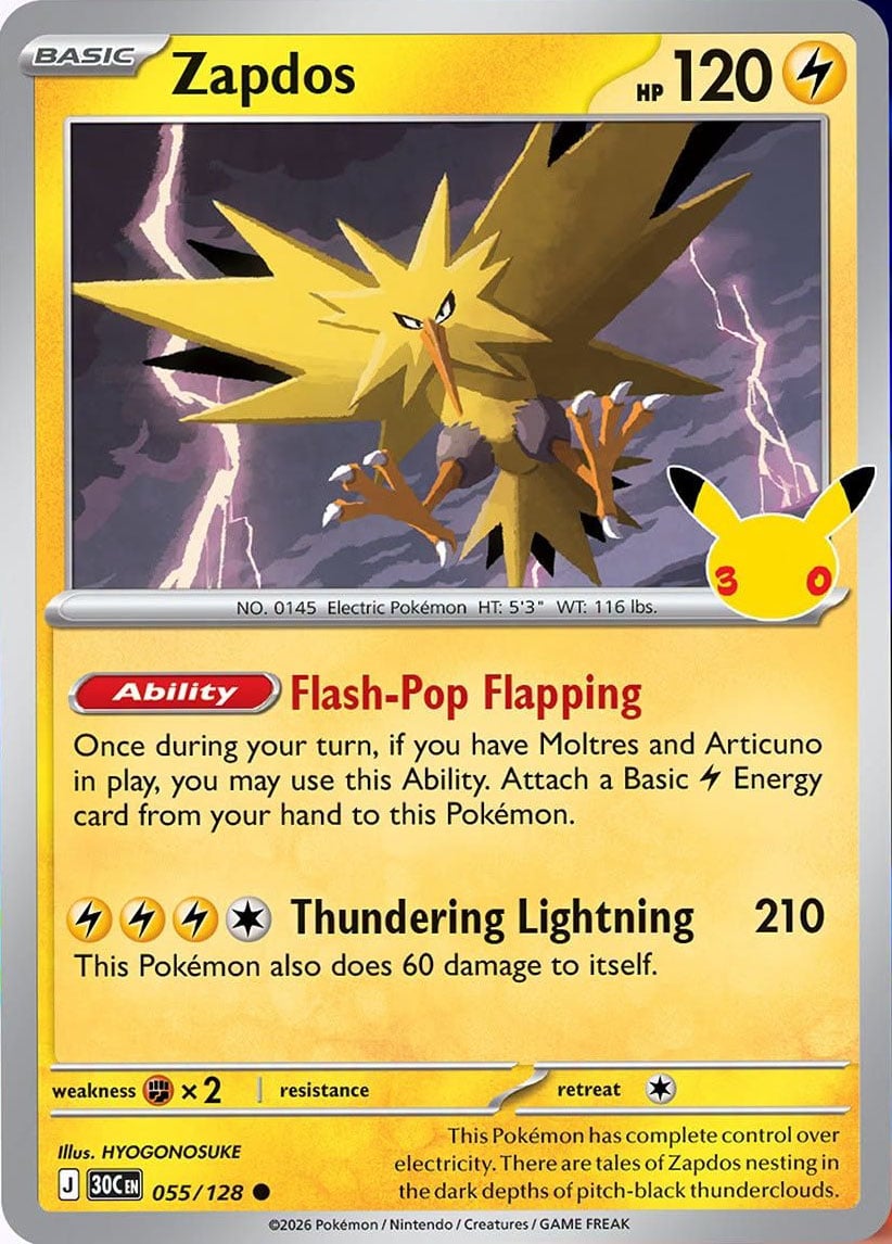 Zapdos — 30th Celebration 055