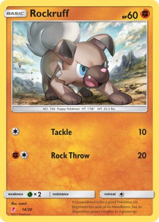 Rockruff — SM trainer Kit (Lycanroc) 14