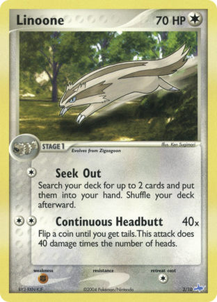 Linoone — EX trainer Kit (Latios) 3