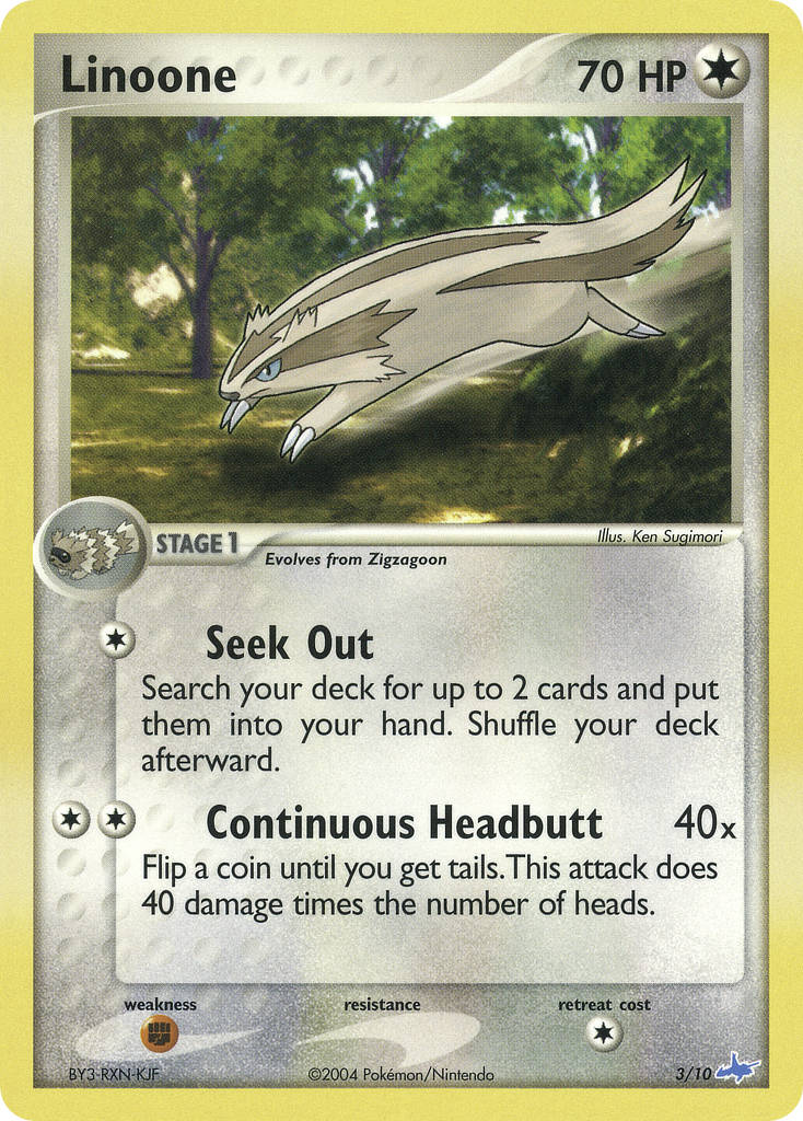 Linoone — EX trainer Kit (Latios) 3