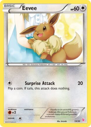 Eevee — XY trainer Kit (Sylveon) 13