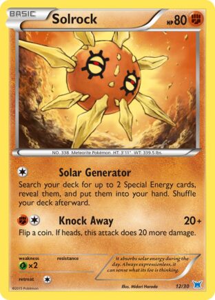 Solrock — XY trainer Kit (Latios) 12