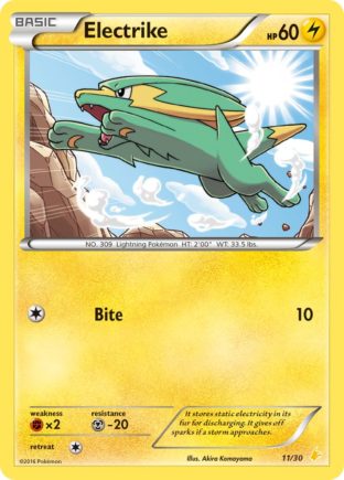 Electrike — XY trainer Kit (Pikachu Libre) 11