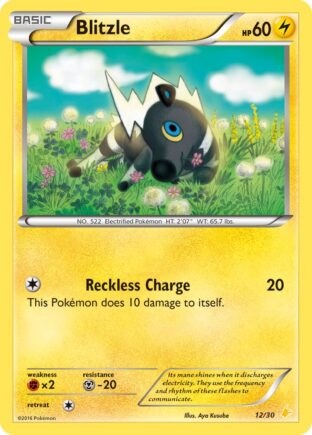 Blitzle — XY trainer Kit (Pikachu Libre) 12