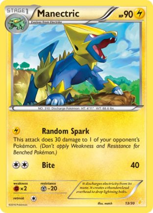 Manectric — XY trainer Kit (Pikachu Libre) 13