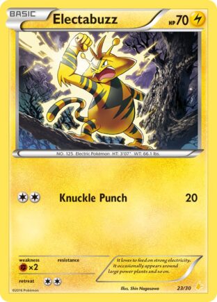 Electabuzz — XY trainer Kit (Pikachu Libre) 23