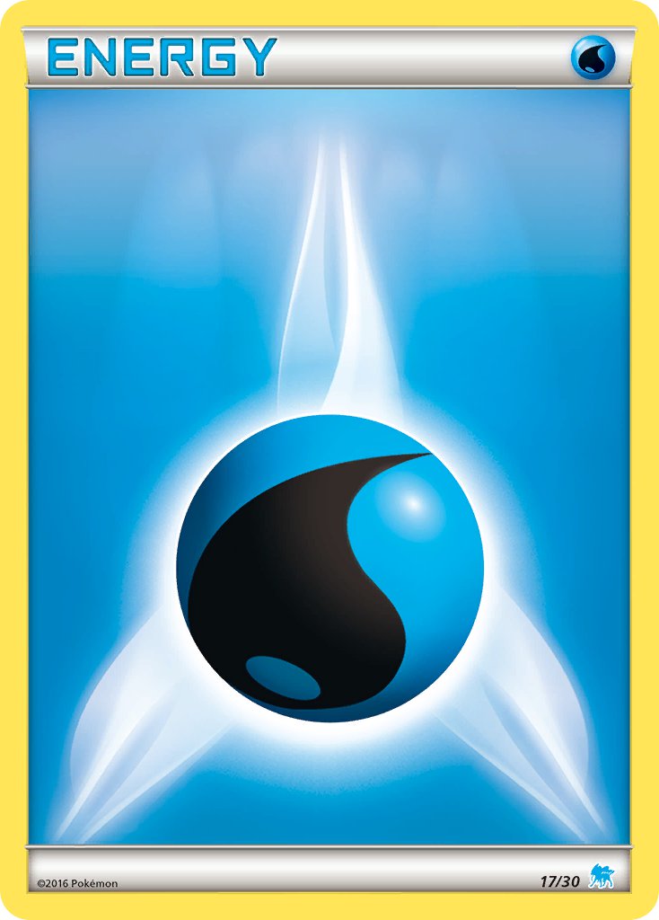 Energia de Água — XY trainer Kit (Suicune) 17