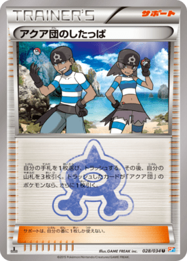 アクア団のしたっぱ — Team Magma VS Team Aqua Double Crisis 028