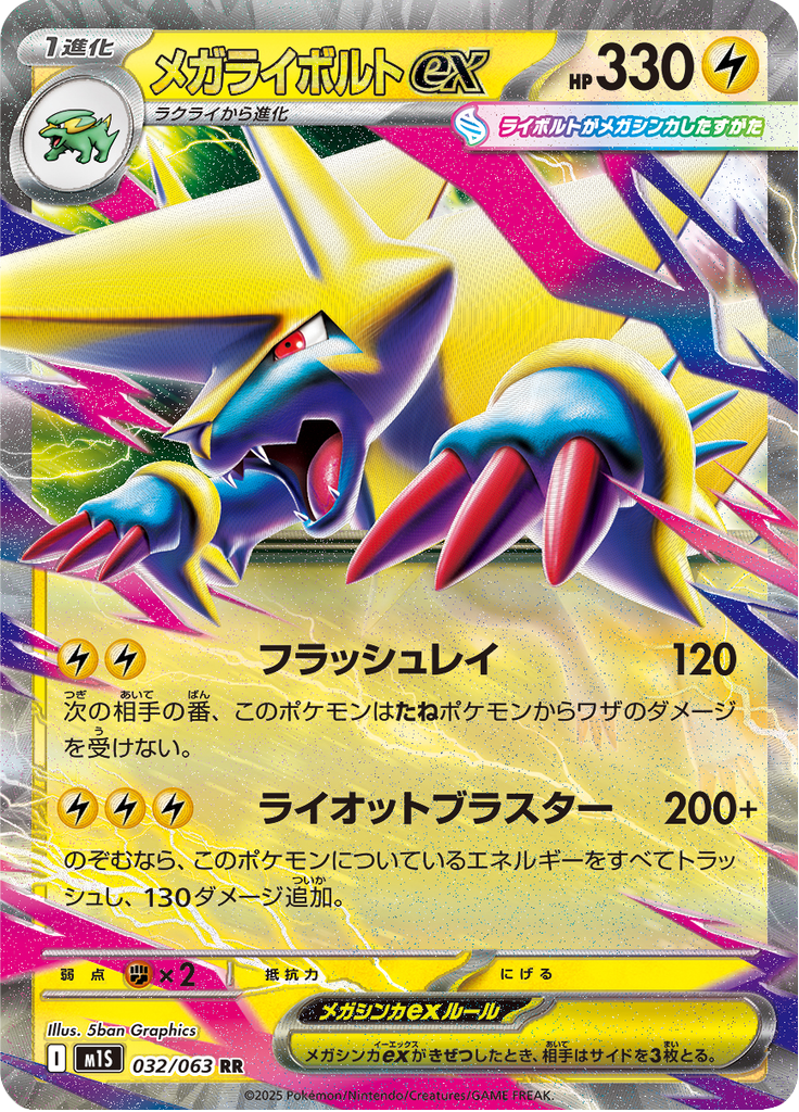 Mega Manectric ex — Mega Symphonia 032