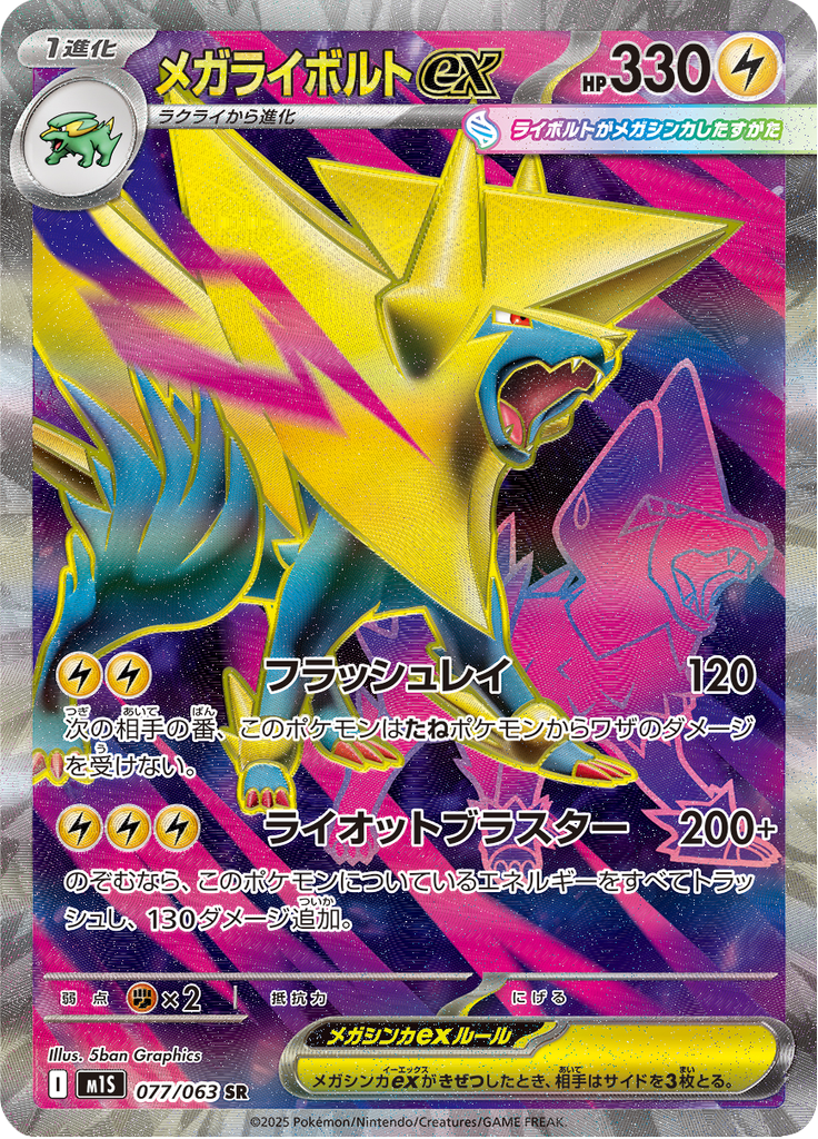 Mega Manectric ex — Mega Symphonia 077