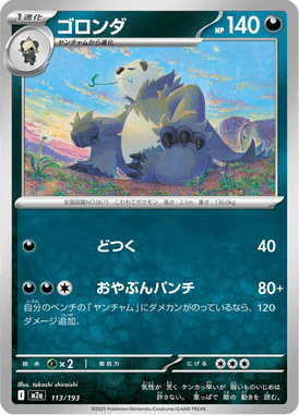 Pangoro — Mega Dream ex 113