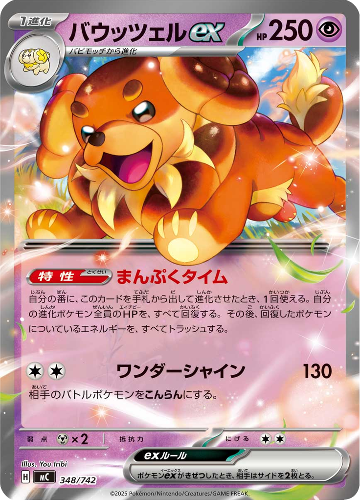 Dachsbun ex — Starter Decks 100 Battle Collection 348