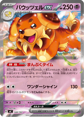 Dachsbun ex — Starter Decks 100 Battle Collection 348