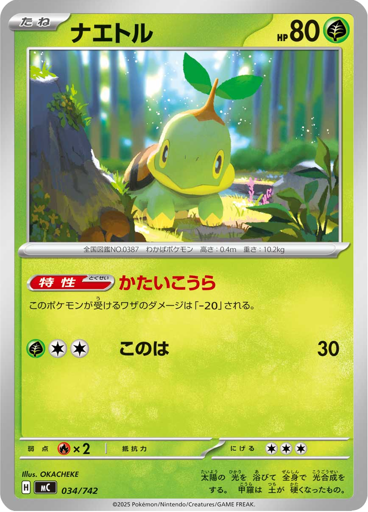Turtwig — Starter Decks 100 Battle Collection 034