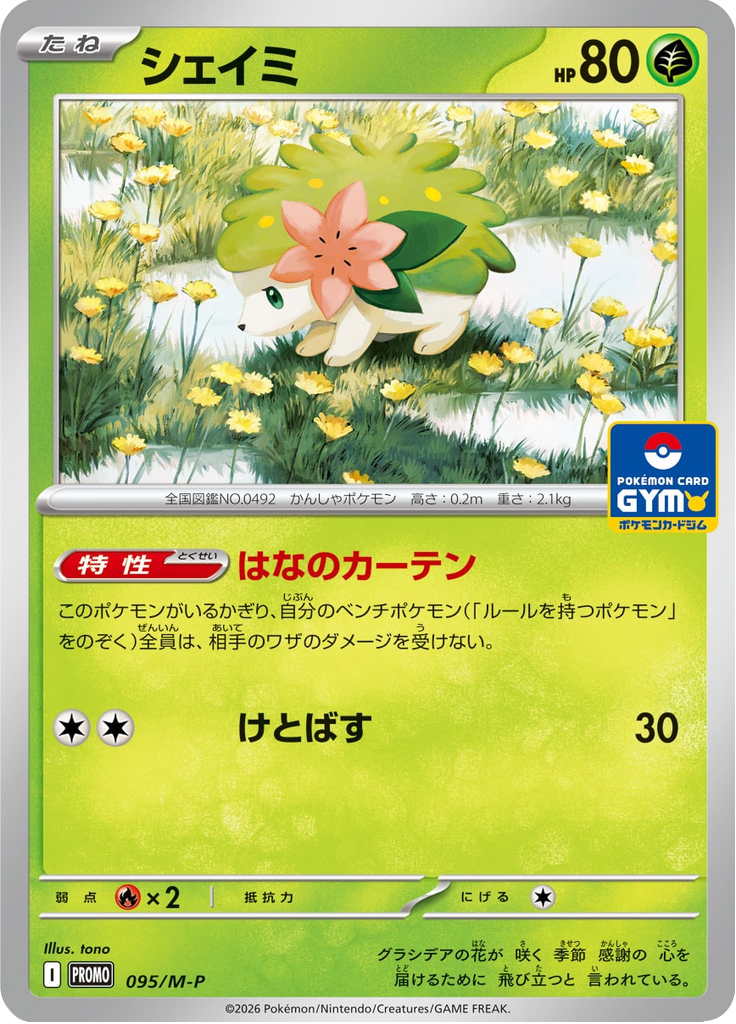 Shaymin — Mega Promotional Cards 095