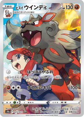 Hisuian Arcanine — Dark Phantasma 075