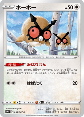 Hoothoot — Battle Region 055