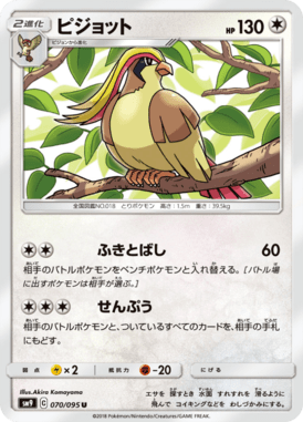 Pidgeot — Tag Bolt 070