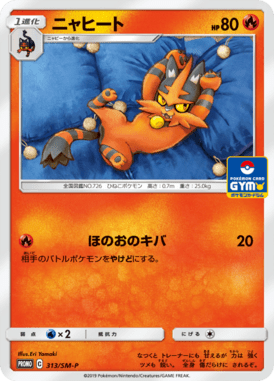 Torracat — Sun and Moon Promotional Cards 313