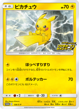 Pikachu — Sword & Shield Promotional Cards 126