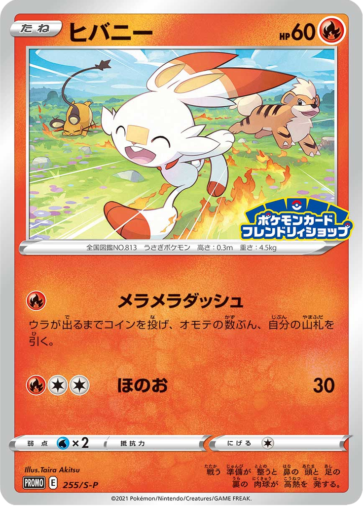 Scorbunny — Sword & Shield Promotional Cards 255