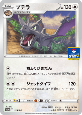 Aerodactyl — Sword & Shield Promotional Cards 315