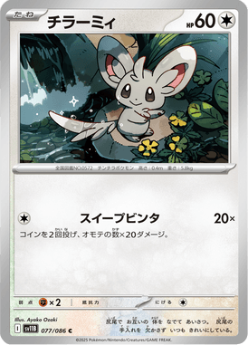 Minccino — Black Bolt 077