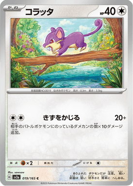 Rattata — Pokémon Card 151 019