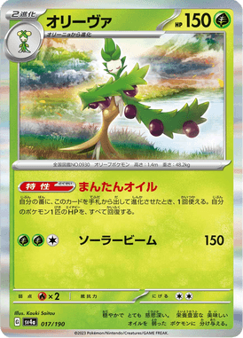 Arboliva — Shiny Treasure ex 017