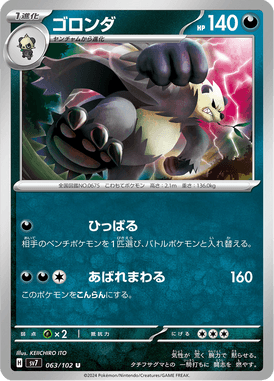 Pangoro — Stellar Miracle 063