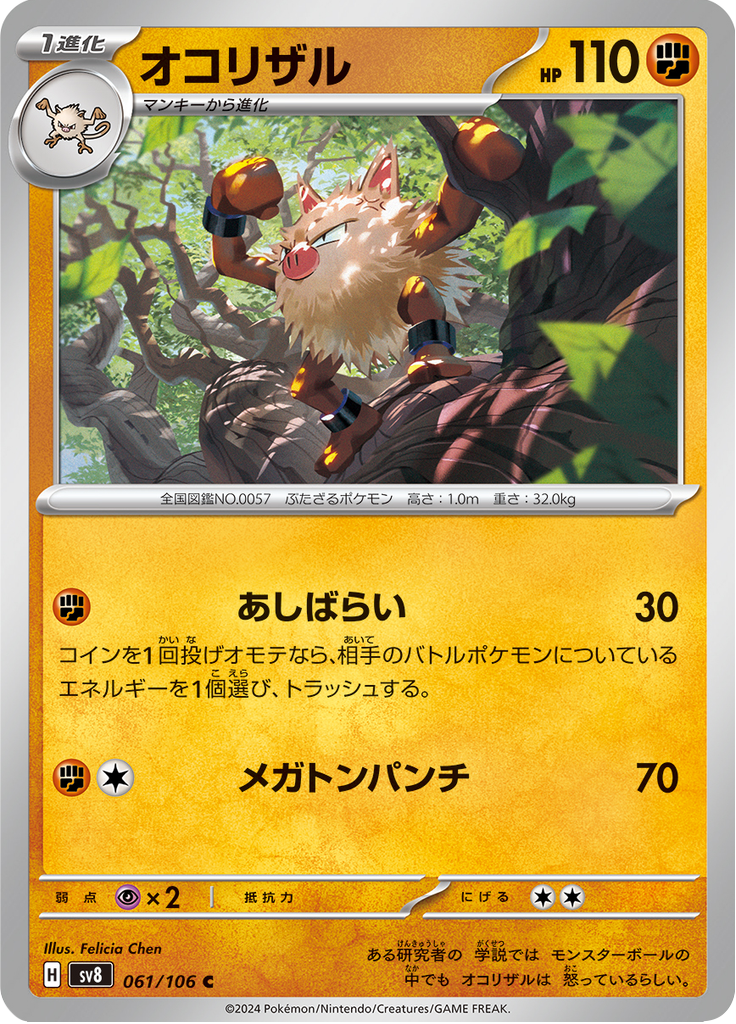Primeape — Super Electric Breaker 061