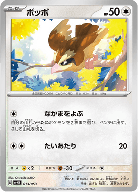Pidgey — Ancient Koraidon ex Starter Deck & Build Set 013