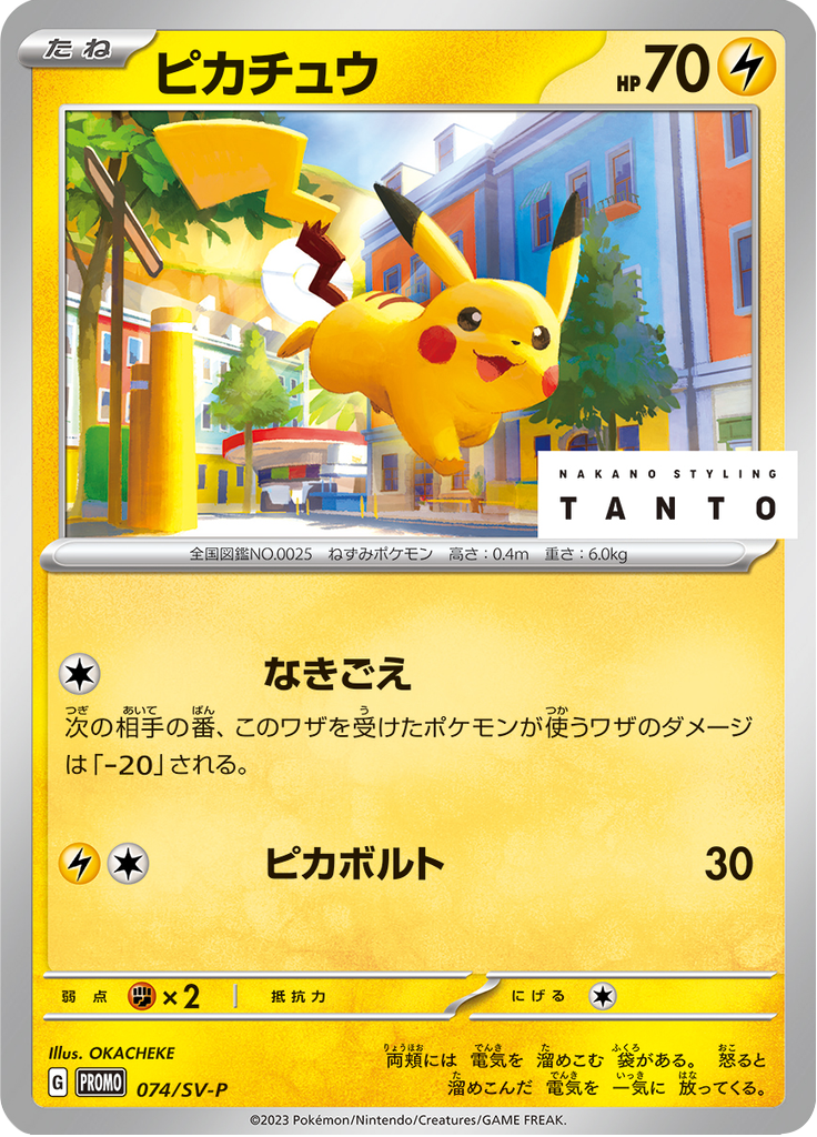 Pikachu — Scarlet & Violet Promotional Cards 074