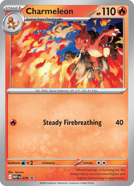 Charmeleon — MEP Black Star Promos 079