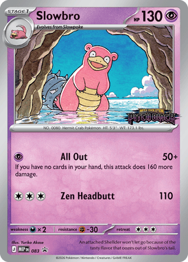 Slowbro — MEP Black Star Promos 083