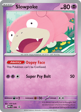Slowpoke — MEP Black Star Promos 086