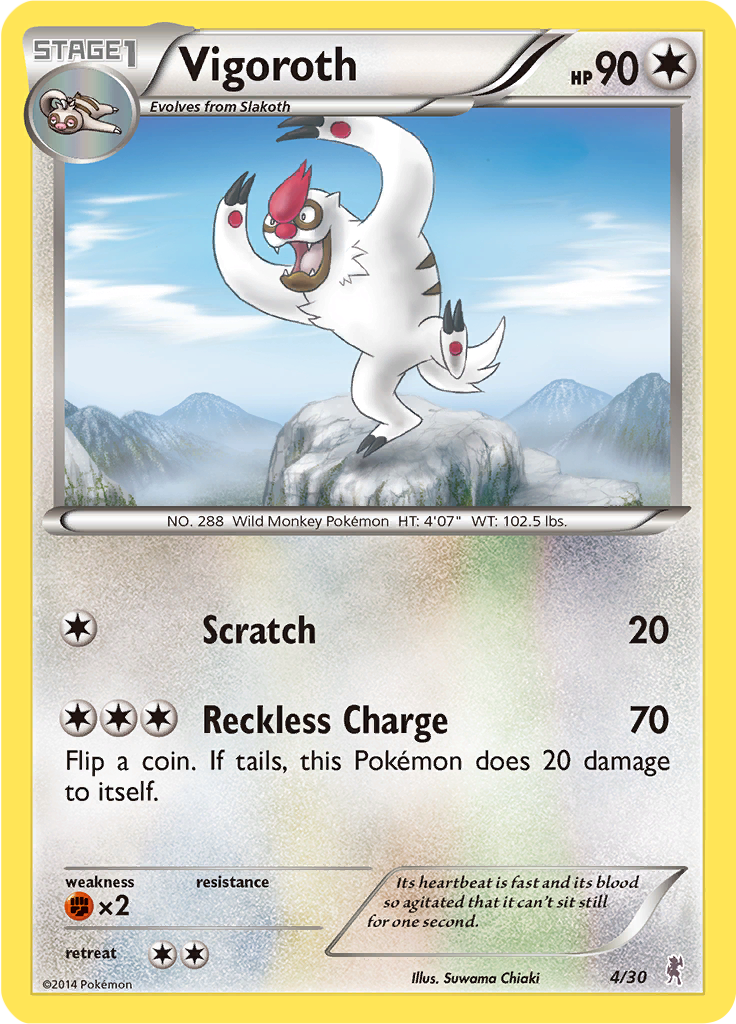 Vigoroth — XY trainer Kit (Bisharp) 4