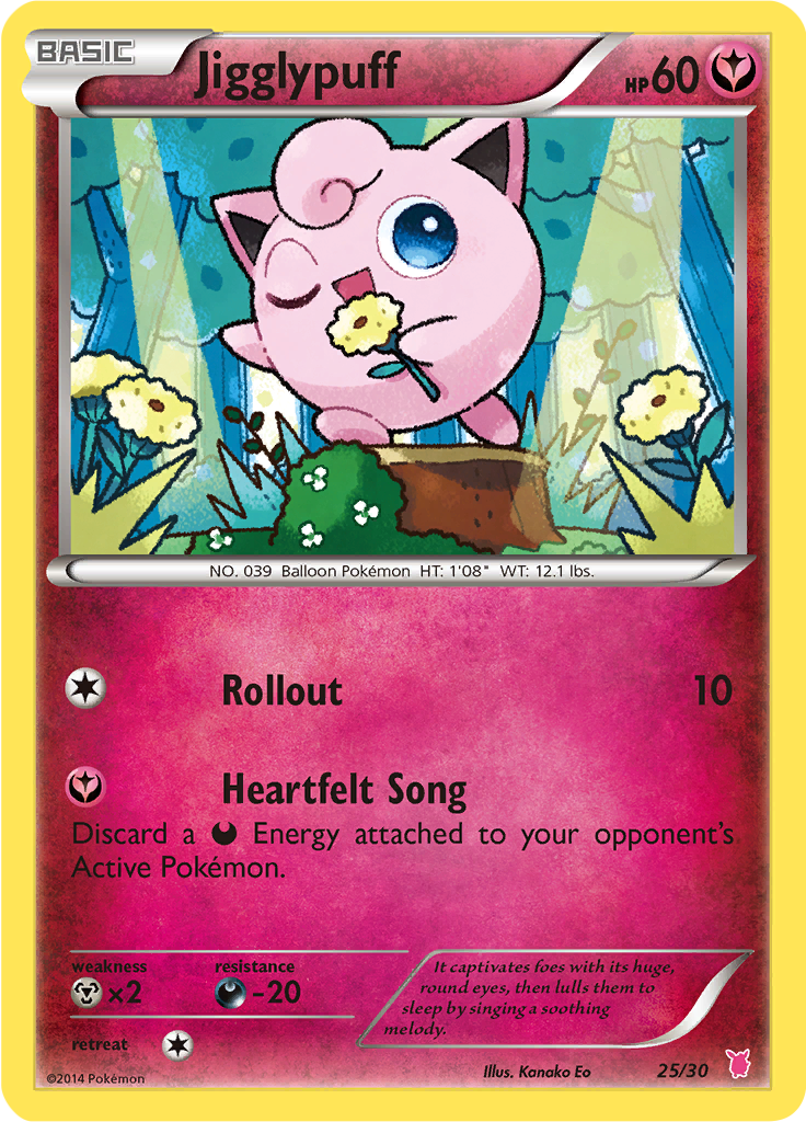 Jigglypuff — XY trainer Kit (Wigglytuff) 25