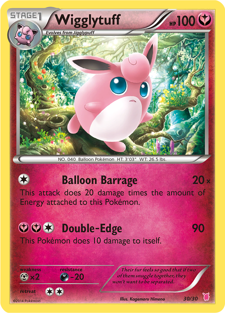 Wigglytuff — XY trainer Kit (Wigglytuff) 30