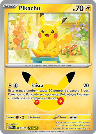 Pikachu — 30th Celebration 025