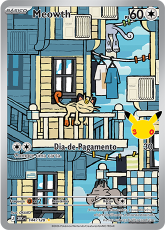 Meowth — 30th Celebration 144