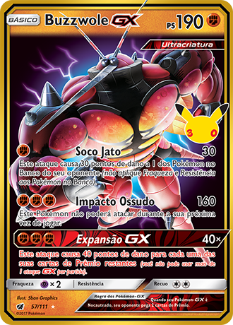 Buzzwole GX — Celebração de 30 Anos: Coleção Clássica 013
