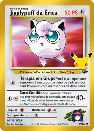 Erika’s Jigglypuff — Celebração de 30 Anos: Coleção Clássica 015
