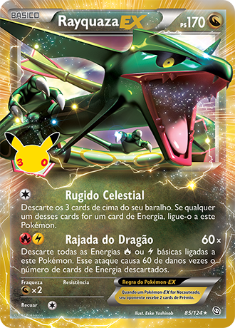 Rayquaza-EX — Celebração de 30 Anos: Coleção Clássica 016