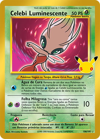Shining Celebi — Celebração de 30 Anos: Coleção Clássica 024
